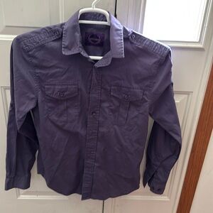Slightly use Bruno long sleevesshirt size small purple . In very good condition